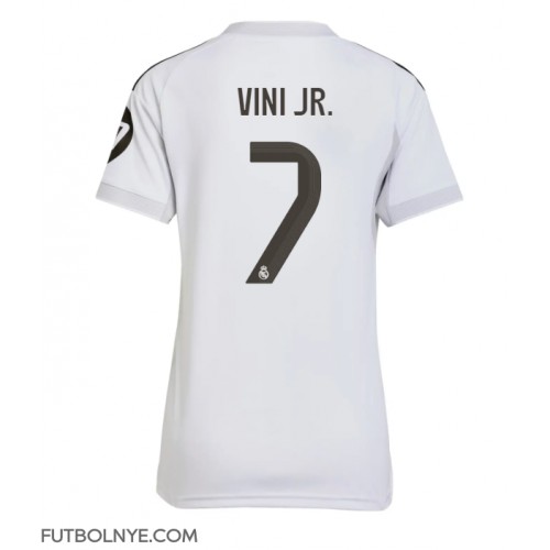 Camiseta Real Madrid Vinicius Junior #7 Primera Equipación para mujer 2025-26 manga corta